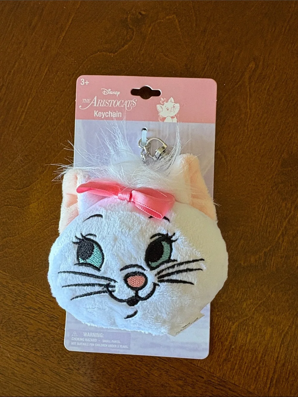 Disney The Aristocats Marie plush keychain NWT